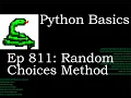Python Basics Tutorial Cleaner Random Password Generator with Random Choices Method