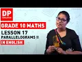 Lesson 17 Parallelograms II Maths Session for Grade 10