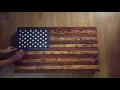 American Flag Locking Gun Cabinet