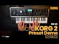 Lagu Korg microKORG 2: Best Presets \u0026 Sound Demo | No Talking