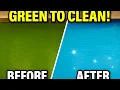 We Turned This Swamp Into a Crystal Clear Pool in 48 Hours Green to Clean FULL Transformation
