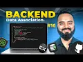 Data Association MongoDB Part 16 - Backend Development
