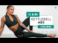 15 Min Kettlebell ABS Workout Lying Down No Repeats