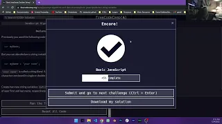 JavaScript Algorithms and Data Structures FreeCodeCamp Practice Part 1