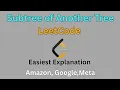 Subtree of Another Tree LeetCode Easiest Explanation