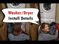 Install Tips for Splendide - RV Washer Dryer