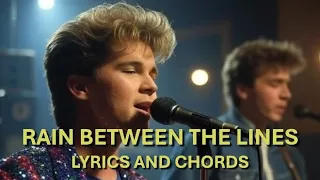  rain between the lines emotional 1980s ballad original love song lyrics u0026 chords 
