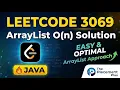 LeetCode 3069 Distribute Elements Into Two Arrays I ArrayList Approach O n Solution