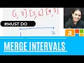 Merge intervals C