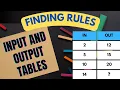 Input Output Tables Rules Missing Values Division Multiplication