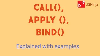Call Apply Bind methods in Javascript Understanding about this Interview Question JS Ninja