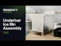 Regency Underbar Ice Bin Assembly