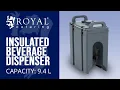 Insulated Beverage Dispenser Royal Catering RC-BDC94 Product Presentation