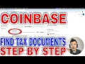 How To Find Coinbase Tax Documents