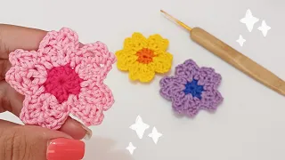 Download Flor Sakura aplicação crochê MP3