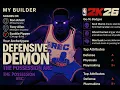 My DEFENSIVE DEMON Build is TERRORIZING REC on NBA 2K26