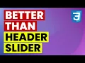 Use This Light Weight CSS Only Header Technique CSS Only Animations