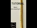Beginner wire weaving tutorial 4 3base wires weave simple wire weaving pattern