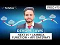 DevOps Tutorial AWS Integrate AWS Lambda with API Gateway CORS Next JS Form Submit