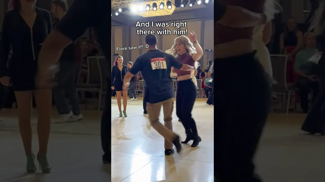 Maybe we CAN read minds?? Part 1 #wcs #dance #westcoastswingdancing #improv #discovery #swing #fun