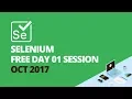 Selenium Free Day 01 Session Oct 2017 - iTeLearn