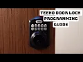 How to Reprogram TEEHO Keypad Door Lock