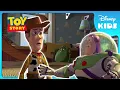 Download Lagu Woody Meets Buzz! 🤠👨‍🚀 | Toy Story | Disney Kids