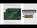Add watermark to all pages of PDF file in python