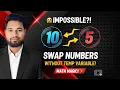 Q1 Swap Two Numbers Without Third Variable Coding Interview Question for SDET QA KnowMinds