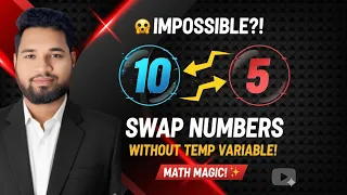 Q1 Swap Two Numbers Without Third Variable Coding Interview Question for SDET QA KnowMinds