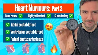Download Heart murmurs for beginners Part 2: Atrial septal defect, ventricular septal defect \u0026 PDA🔥🔥🔥🔥 MP3