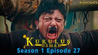 kurulus osman season 1 episode 27 in urdu kurulus osman geo tv highlights shozi tv
