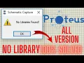 No Libraries Found Proteus 8 100 Solved 2024