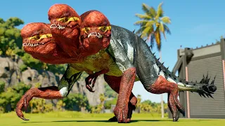 RELEASE ALL HYBRID & MUTANT LAND DINOSAURS IN ÎLE SAINT-HUBERT - JURASSIC WORLD EVOLUTION 3