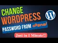 How to Change WordPress Password From cPanel 2025 Dramatically Fast Way
