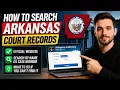 How to search Arkansas court records online