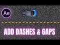 How To Add Dashes Gaps Lines-Shapes in After Effects
