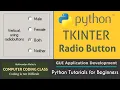 Radio Button Python Tkinter Radio Button Tkinter Python Python Tkinter Radio Button Radio Buttons