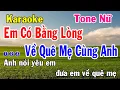 Download Lagu Em Có Bằng Lòng Về Quê Mẹ Cùng Anh Karaoke Tone Nữ - Nhạc Sống - Nhật Dũng KB