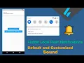 Flutter Local Notifications Example With Default and Customized Sound With Icon
