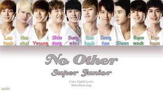 super junior no other color coded lyrics han rom eng 