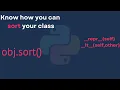 Master Python Sorting How to Rank Objects with Custom Class Methods