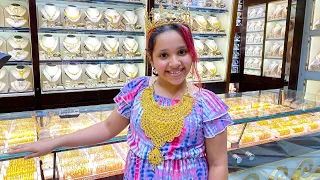 شفا راحت أكبر سوق الذهب في العالم Biggest Dubai Gold Market 
