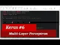Keras Tutorial 6 - Multi Layer Perceptron Model with Keras