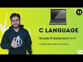 Simple if statement in C Language C Tutorial in Hindi