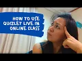 How to Use Quizlet Live in Online Class