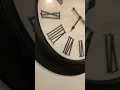 30 Sterling Noble Farmhouse Wall Clock with Raised Roman Numerals Assorted Colors - Review
