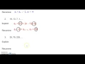CCA1 - Translating Recursive and Explicit Formulas