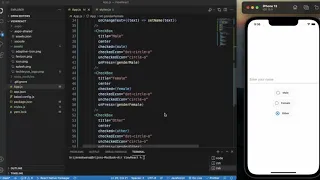 React Native Tutorial 59 - RadioButton React Native Elements