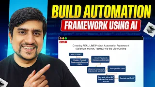 Create REAL LIFE Automation Framework From Scratch using Vibe Coding